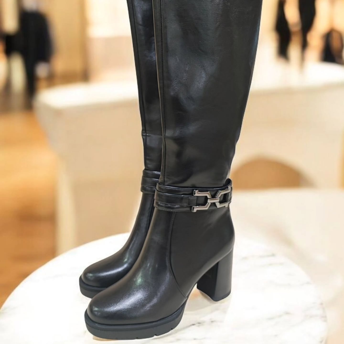 Boots Leather Black