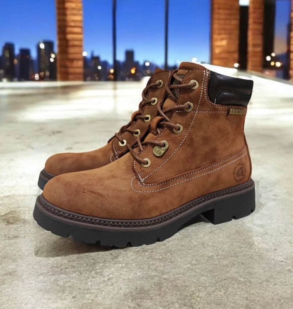 Men's Mountain Boot with Side Zip - Warm & Comfortable